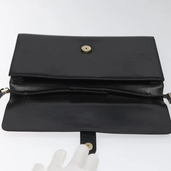 GUCCI Shoulder Bag Leather Black Auth 102039 - Picture 13 of 16